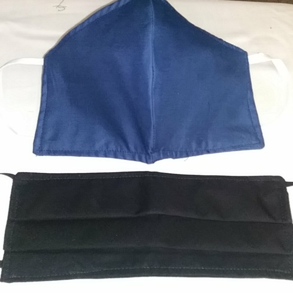 Face mask dome and pleated mens/womens